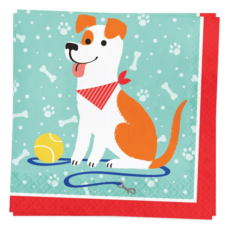 Product Image for Dog Party - Servetit 16 kpl