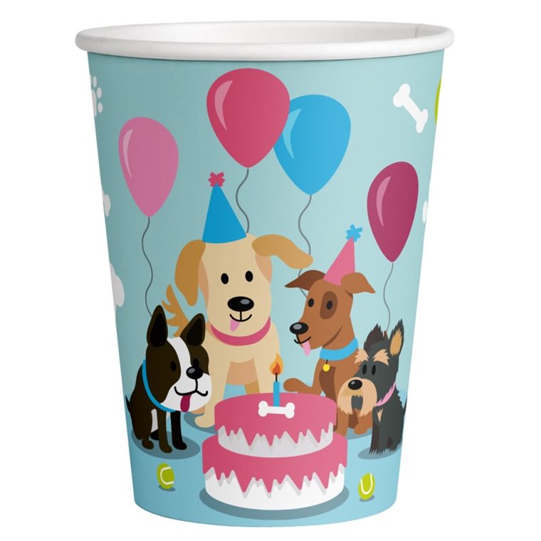 Product Image for Dog Party - Pahvimukit 8 kpl