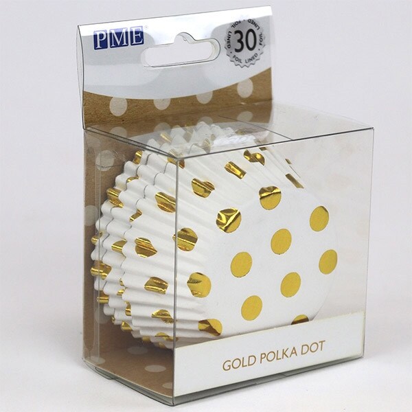 Product Image for PME Muffinssivuoat - Kultaiset foliopilkut 30 kpl