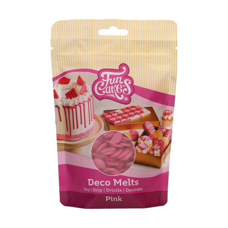 Product Image for FunCakes - Deco Melts Vaaleanpunainen 250 grammaa