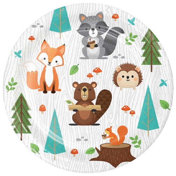 Product Image for Woodland Animals - Lautaset 18 cm 8 kpl