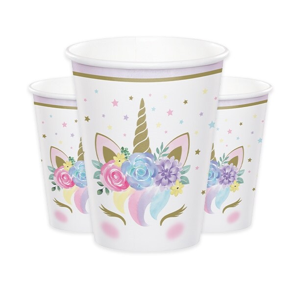 Product Image for Unicorn Babyshower - Pahvimukit 8 kpl