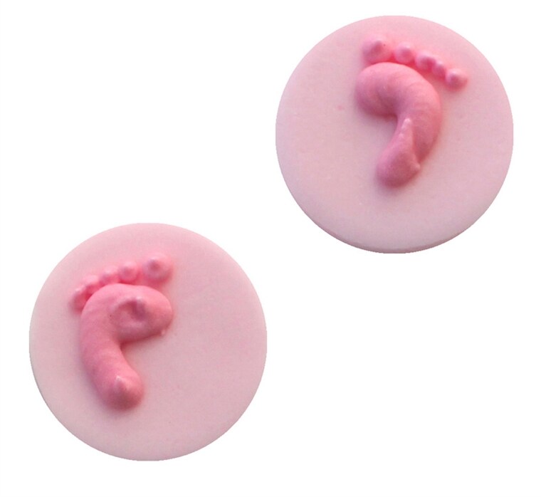 Product Image for Sokerikoristeet, Baby feet vaaleanpunainen 8 kpl