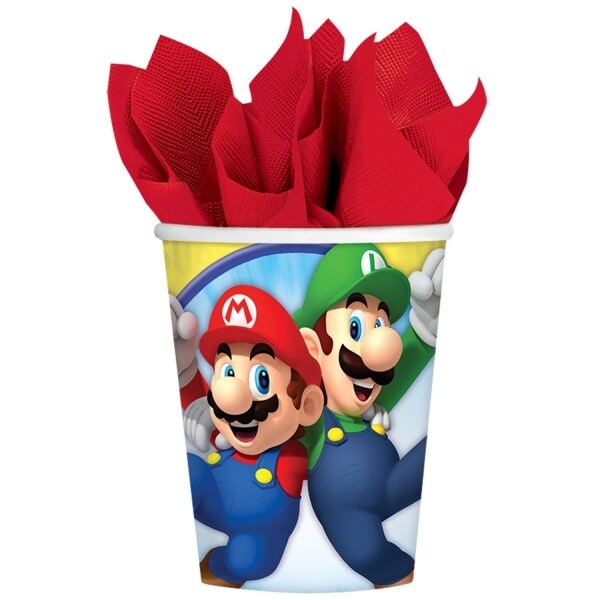 Product Image for Super Mario - Pahvimukit 8 kpl