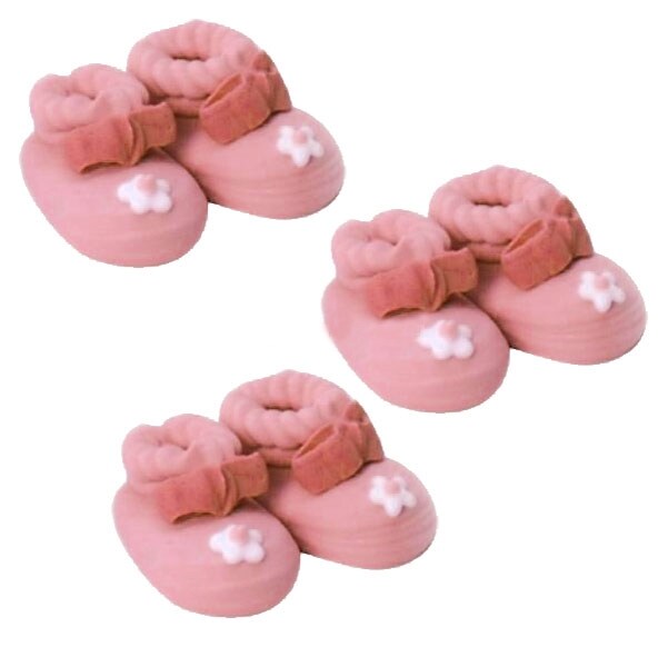 Product Image for Sokerikoristeet Vaaleanpunaiset Kengät 6 kpl