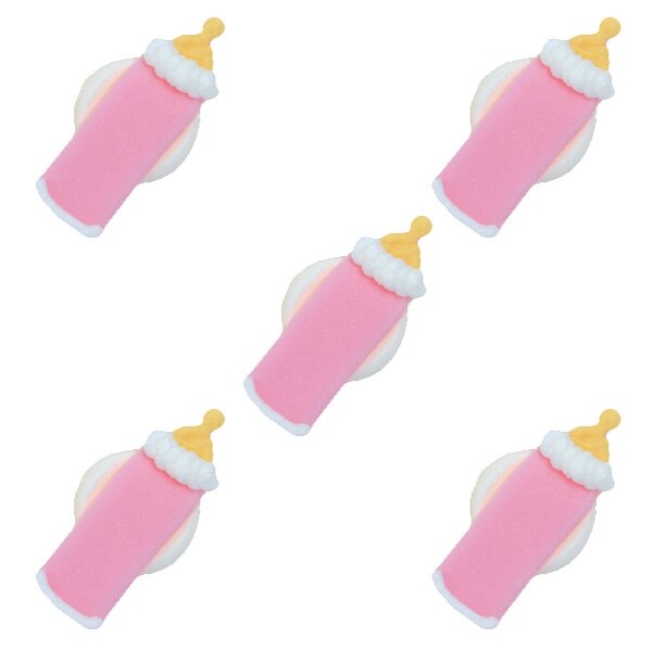 Product Image for Sokerikoristeet Vaaleanpunaiset Tuttipullot 5 kpl