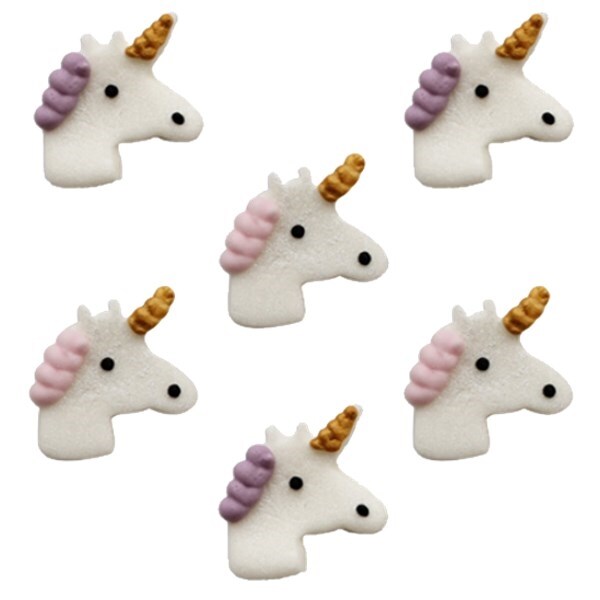 Product Image for Sokerikoristeet Yksisarvinen 6 kpl