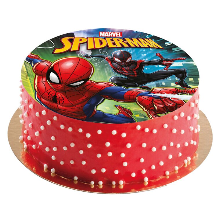 Product Image for Kakkukuva Spiderman, Sokeriton sokerimassa 20 cm