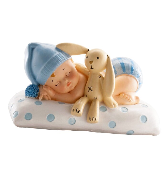 Product Image for Kakkukoriste, vauva ja nallekarhu (sininen)