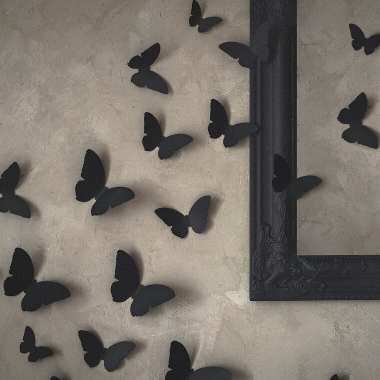 Product Image for Halloweenkoristeet - Mustat Perhoset 30 kpl