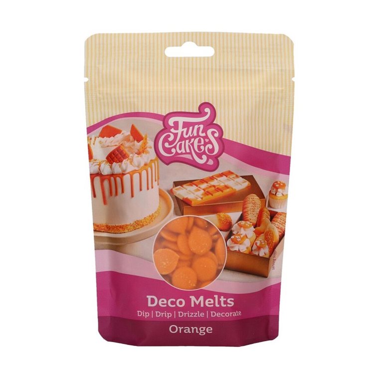 Product Image for FunCakes - Deco Melts Oranssi 250 grammaa