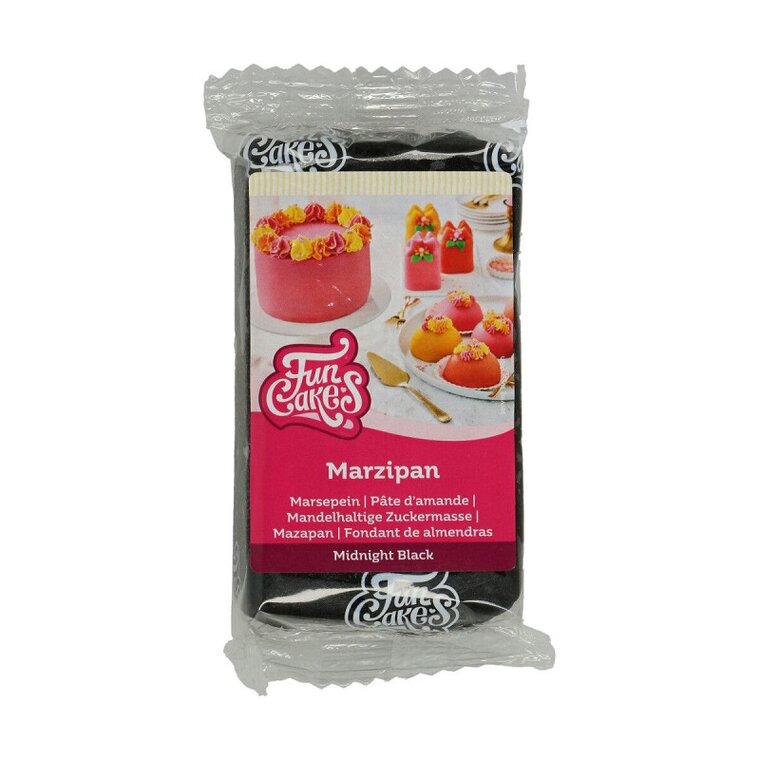 Product Image for FunCakes Marsipaani, Musta 250 grammaa