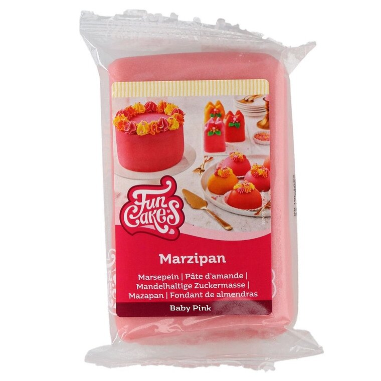 Product Image for FunCakes Marsipaani, Vaaleanpunainen 250 grammaa