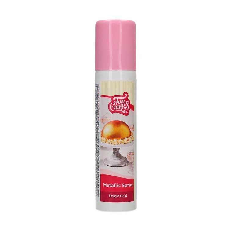 Product Image for FunCakes - Syötävä Spray Metallinhohtoinen Kulta 100 ml