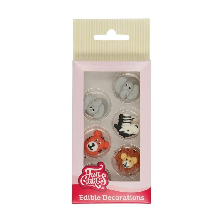 Product Image for FunCakes - Sokerikoristeet Safarieläimet 12 kpl
