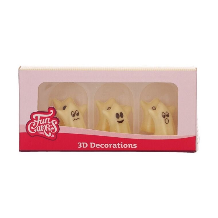 Product Image for FunCakes - Suklaakoristeet 3D aaveet 6 kpl