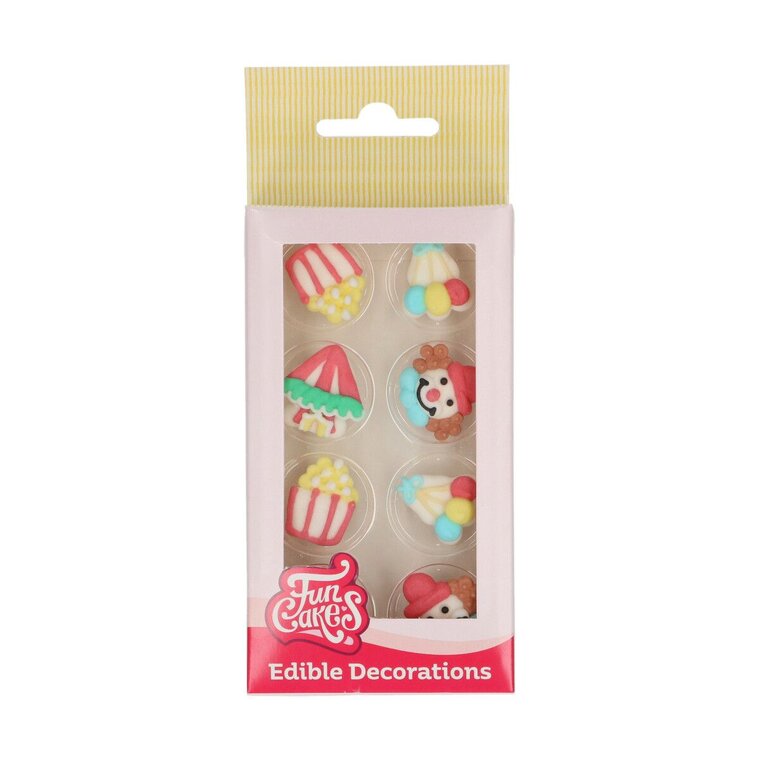 Product Image for FunCakes - Sokerikoristeet Sirkus 8 kpl