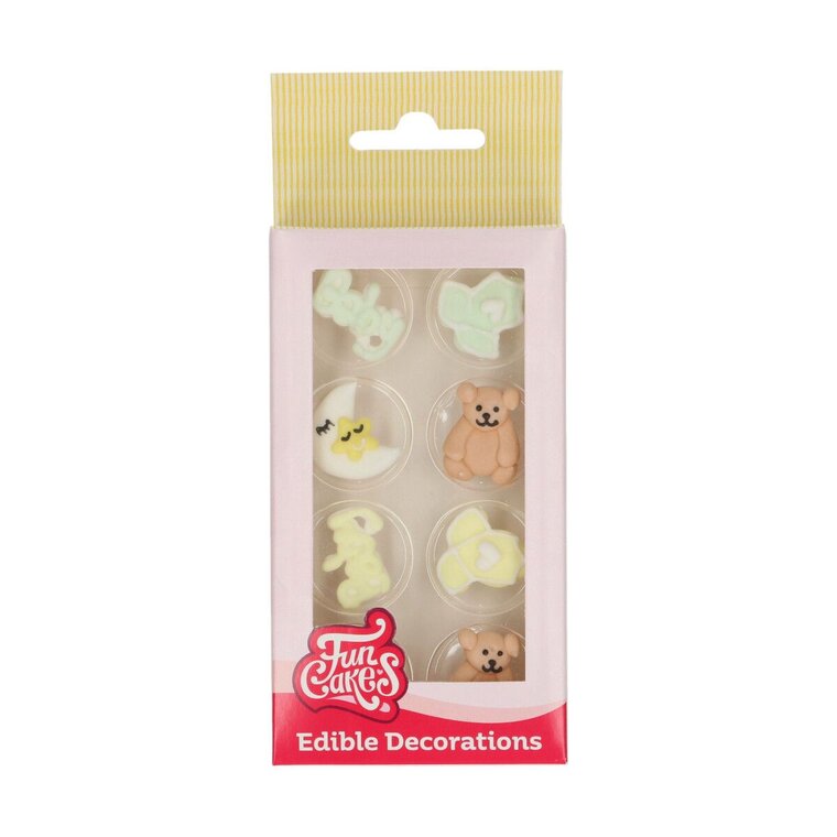 Product Image for FunCakes - Sokerikoristeet Baby 8 kpl