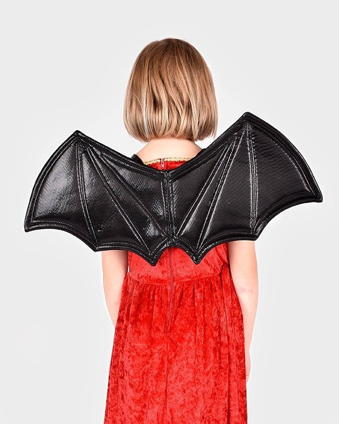 Product Image for Mustat Lepakkosiivet Lasten Koko 30 cm