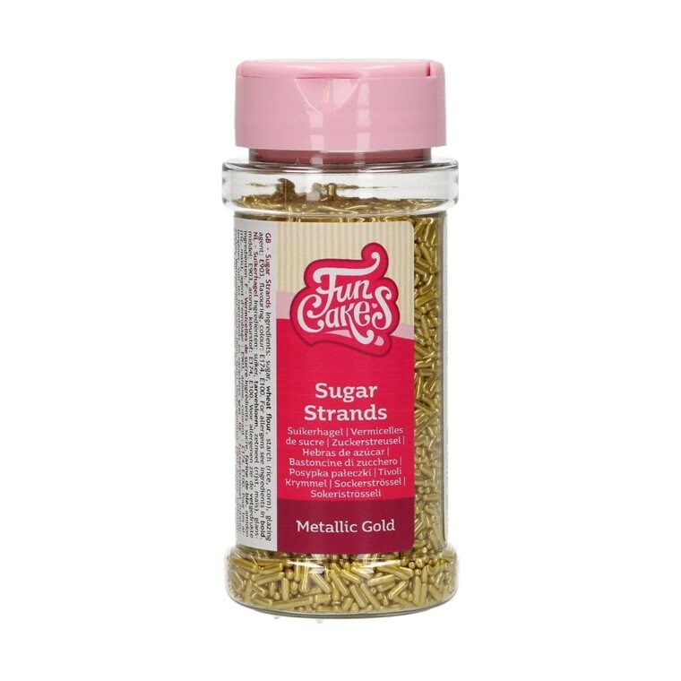 Product Image for FunCakes - Strösseli Metallinen Kulta 80 grammaa