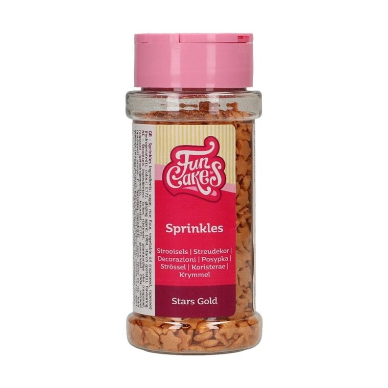 Product Image for FunCakes - Strösseli Kultatähdet 60 grammaa