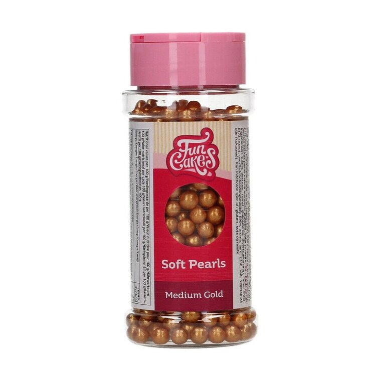 Product Image for FunCakes - Strösseli pehmeät kultahelmet 60 grammaa