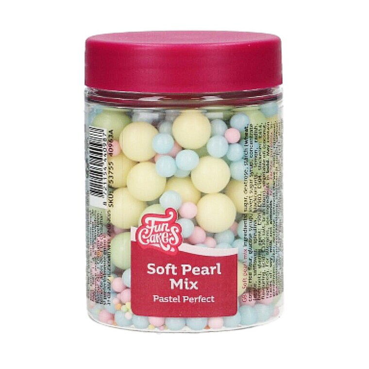 Product Image for FunCakes Soft Pearls Pastelli Mix 80 grammaa
