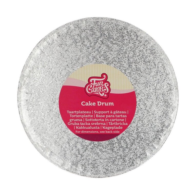 Product Image for FunCakes - Kakkualusta pyöreä hopea 20 cm