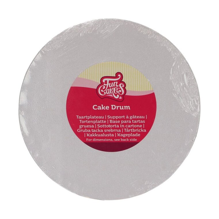 Product Image for FunCakes - Kakkulautanen pyöreä Valkoinen 20 cm