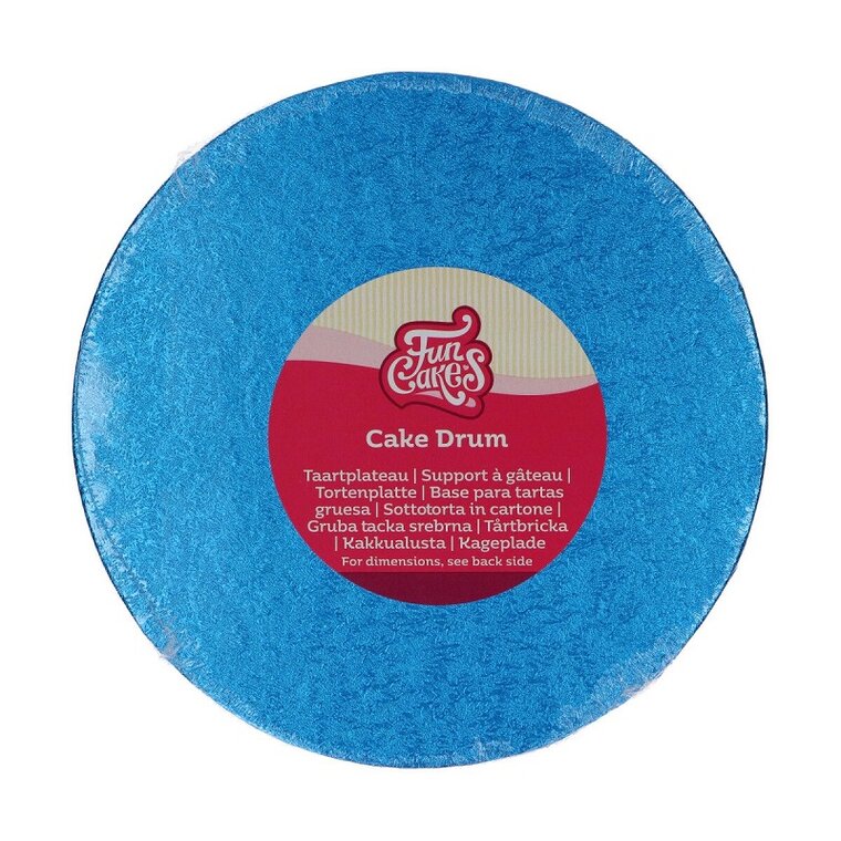 Product Image for FunCakes - Kakkualusta Pyöreä Sininen 20 cm