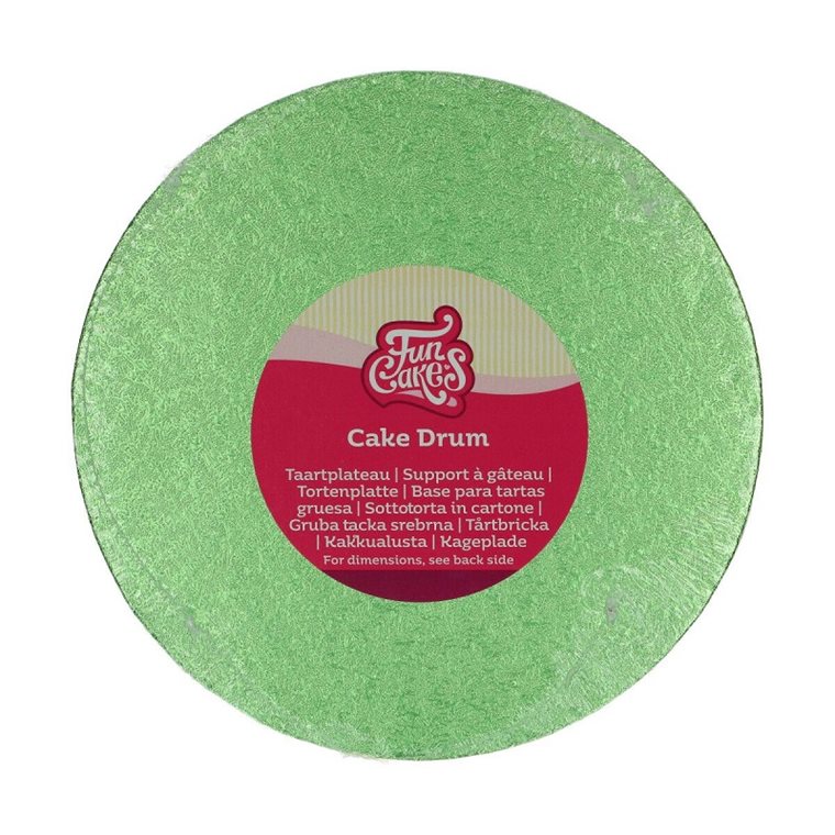 Product Image for FunCakes - Kakkualusta pyöreä vaaleanvihreä 20 cm