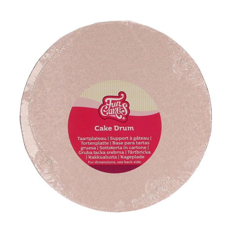 Product Image for FunCakes - Kakkualusta pyöreä Ruusukulta 20 cm