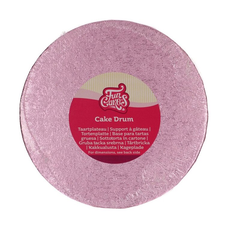 Product Image for FunCakes - Kakkualusta pyöreä Vaaleanpunainen 20 cm