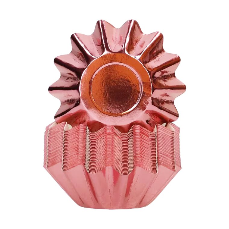 Product Image for FunCakes - Muffinssivuoat Ruusukulta Kukkamalli 48 kpl