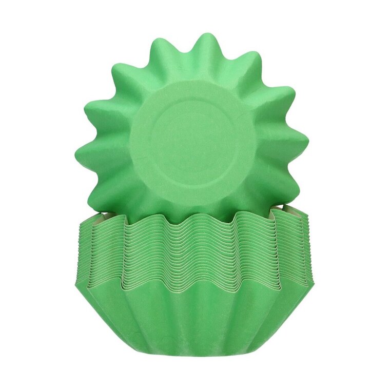 Product Image for FunCakes - Muffinssivuoat Pastellinvihreä Kukkamalli 48 kpl