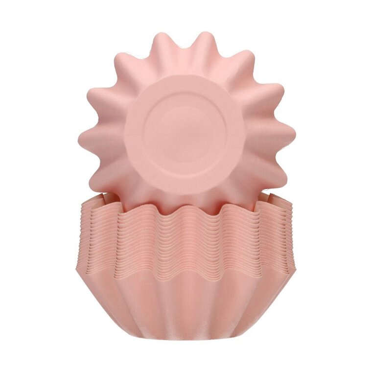 Product Image for FunCakes - Muffinssivuoat Pastelliroosa Kukkamalli 48 kpl