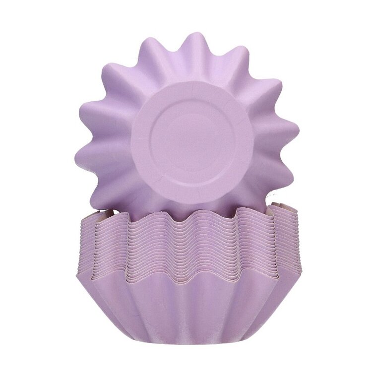 Product Image for FunCakes - Muffinssivuoat Pastellivioletti Kukkamalli 48 kpl