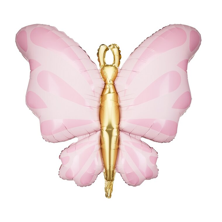 Product Image for Vaaleanpunainen Folioilmapallo Perhonen 69 cm