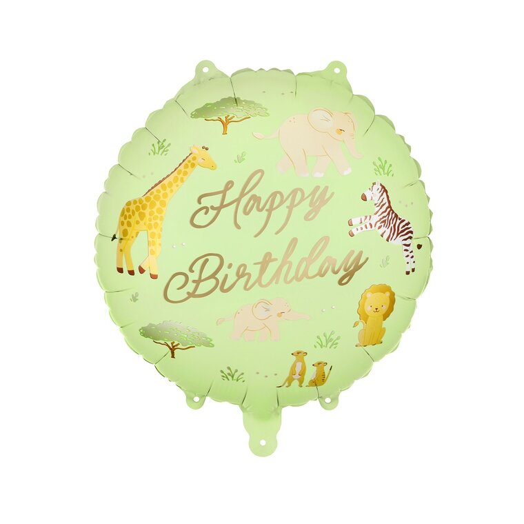 Product Image for Folioilmapallo Safari Happy Birthday 35 cm