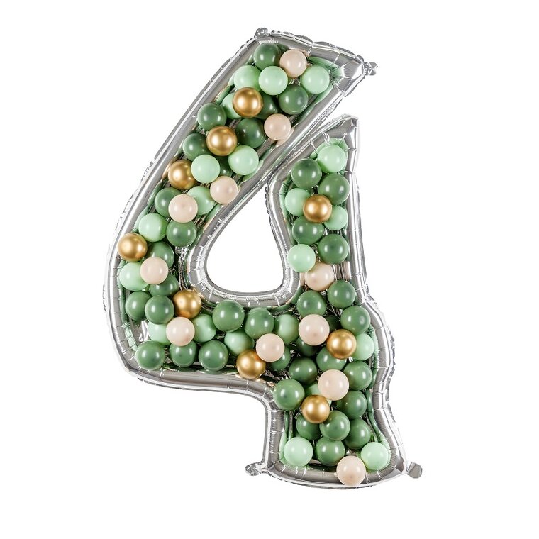 Product Image for Ilmapallokoriste itse koristeltava 126 cm, numero 4