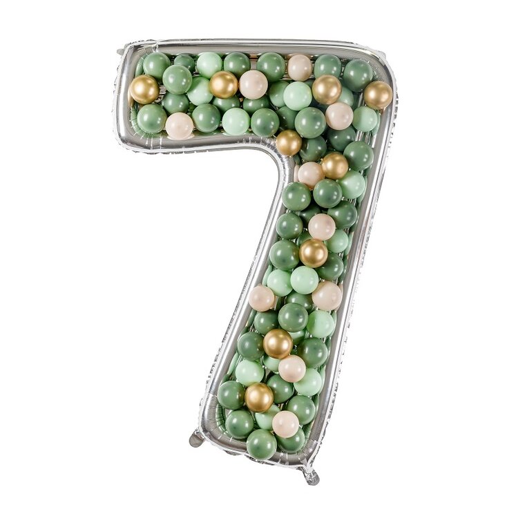 Product Image for Ilmapallokoriste itse koristeltava 126 cm, numero 7
