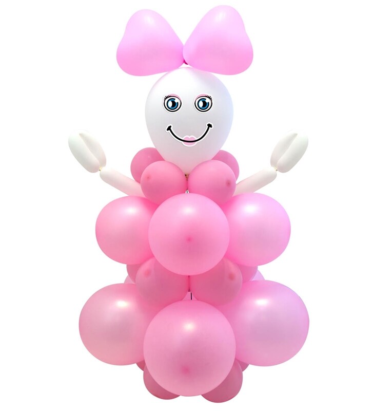 Product Image for DIY Ilmapallosetti Baby Girl 95 cm