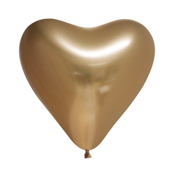 Product Image for Sydämenmuotoiset ilmapallot, Kulta 6 kpl