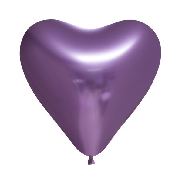 Product Image for Sydämenmuotoiset ilmapallot, Violetti 6 kpl