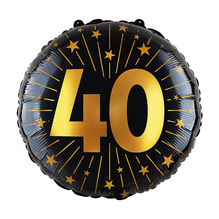 Product Image for Folioilmapallo Kulta 40 vuotta