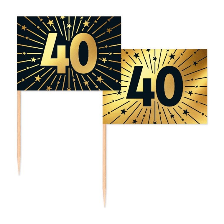 Product Image for Party Picks 40 vuotta 50 kpl