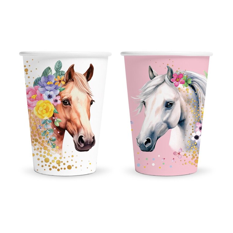 Product Image for Hevoset Pahvimukit 8 kpl