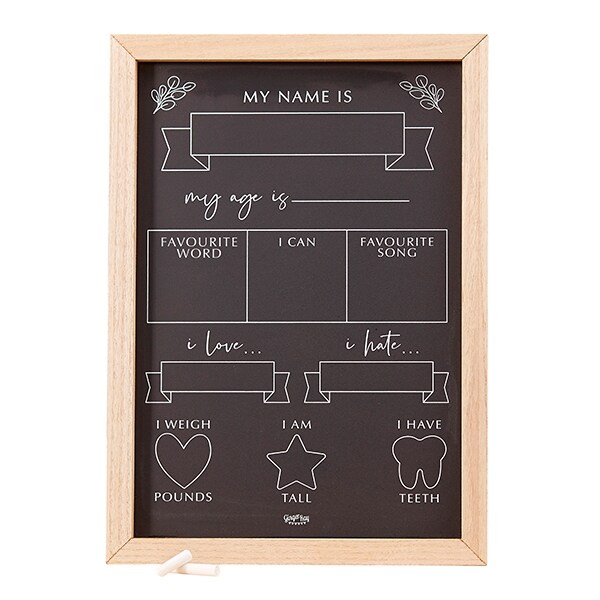 Product Image for Botanical Baby, Milestone Chalkboard Sign
