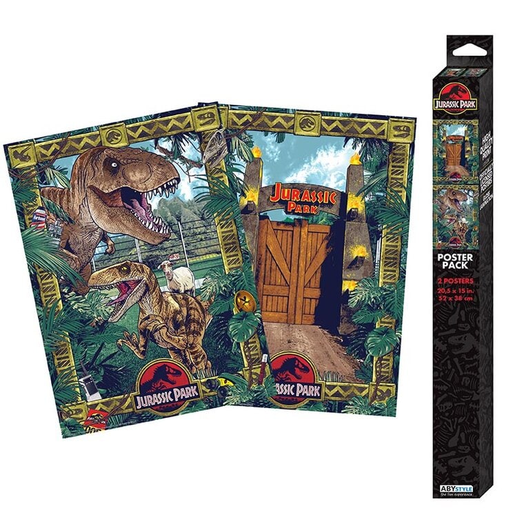 Product Image for Jurassic Park - Julisteet Chibi Park Entrance 2 kpl