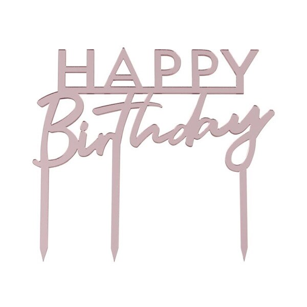 Product Image for Kakkukoriste, Happy Birthday Ruusukulta
